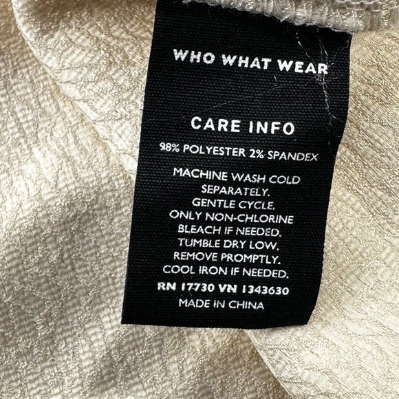 Who What Wear Women's Size XL Top Sleeveless Beige Textured New Without Tags - Picture 4 of 9